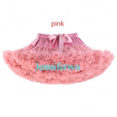 Adult /infant/girl/baby/toddler/kid Tutu Fluffy Party Skirt Soft Princess Ballet Pettiskirt Women's Dancewear pink